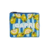 Pochette perlée à motif citron
