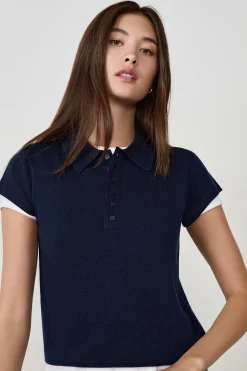 Polo manches courtes à boutons