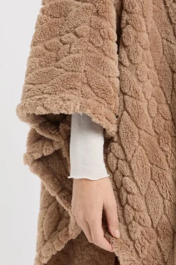 Poncho à manches 3/4