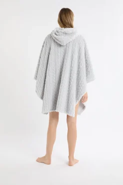 Poncho à manches 3/4