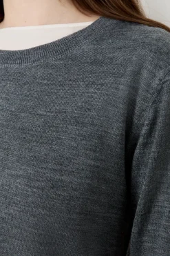 Pull manches longues avec laine