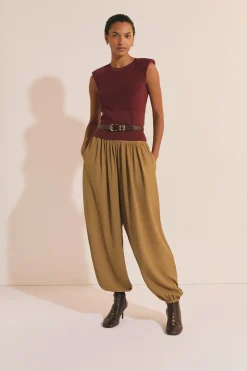 Pull sans manches en maille fine