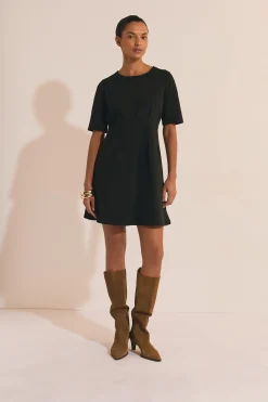 Robe courte en coton