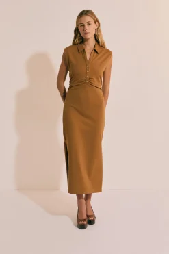 Robe longue en coton