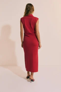 Robe longue en coton
