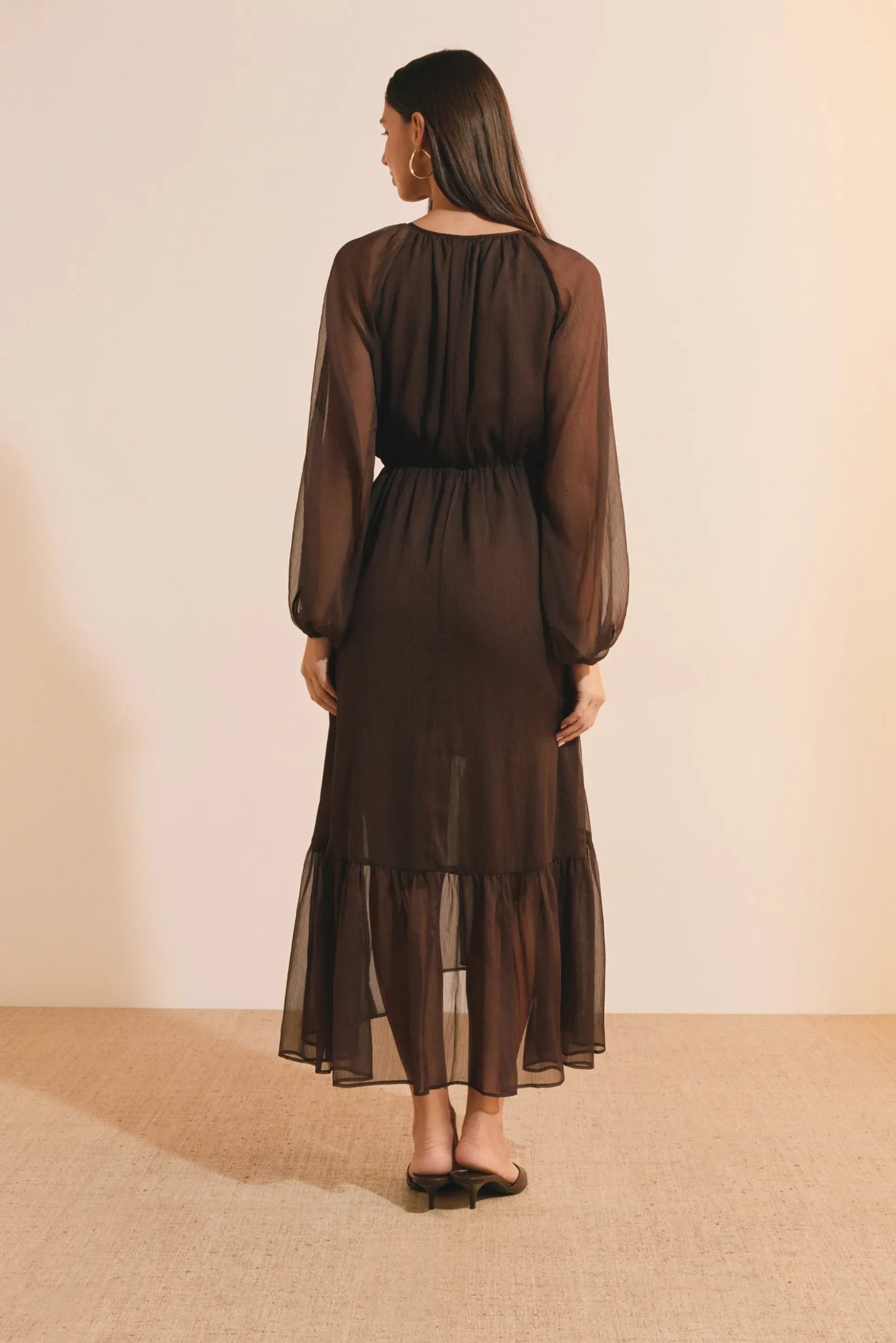 Robe longue fluide