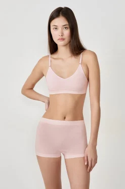 Short boyleg sans coutures en coton biologique