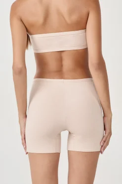 Short cycliste en coton biologique extensible