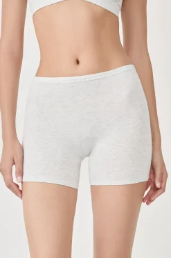 Short cycliste en coton biologique extensible
