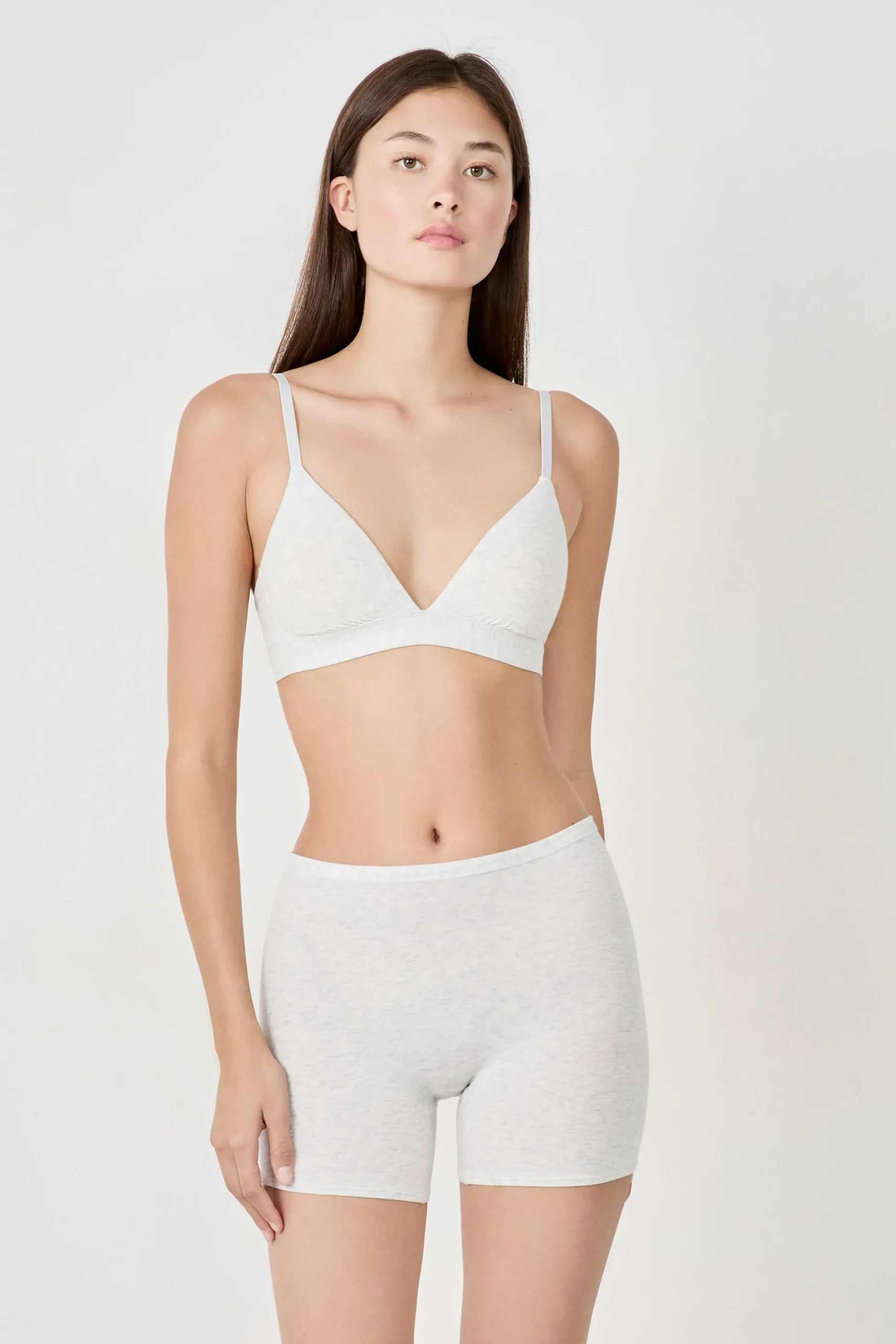 Short cycliste en coton biologique extensible