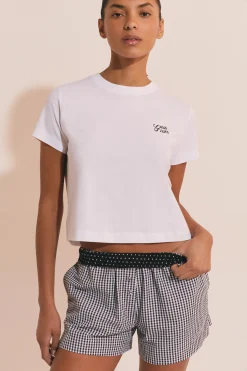 Short de pyjama à carreaux