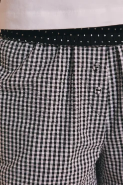Short de pyjama à carreaux