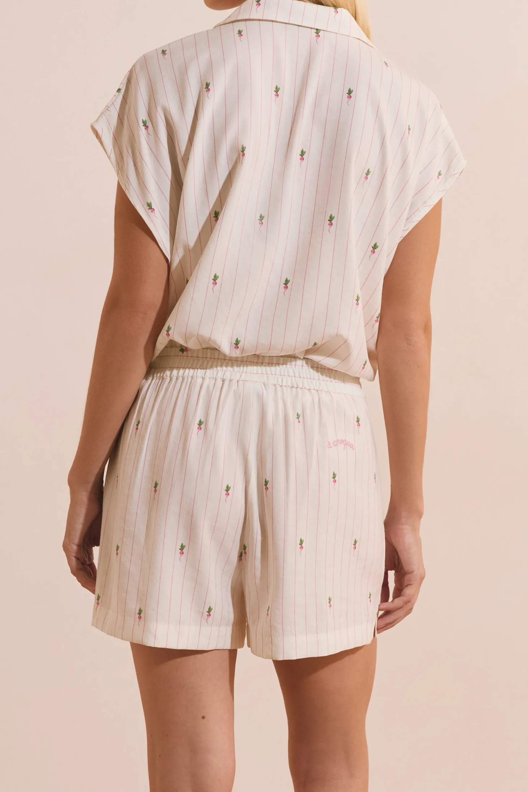 Short de pyjama à motifs