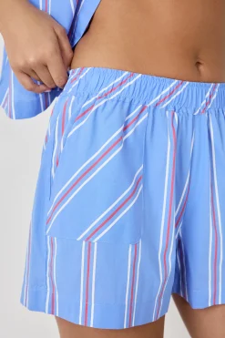 Short de pyjama rayé