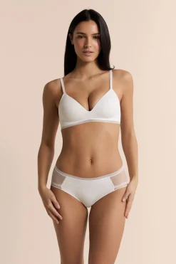 Shorty avec détails en dentelle