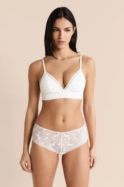 Shorty en dentelle sans teinture
