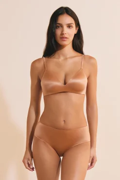 Shorty en microfibre satiné