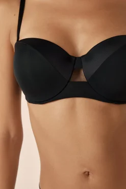 Soutien-gorge bandeau coques fines bretelles amovibles