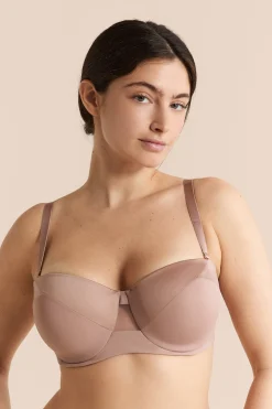 Soutien-gorge bandeau coques fines