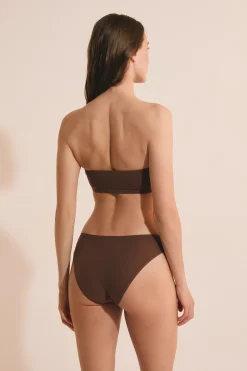 Soutien-gorge bandeau en microfibre