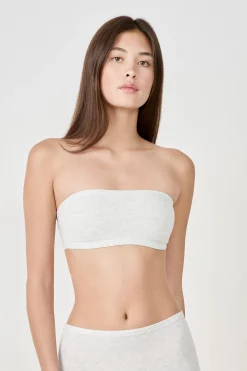 Soutien-gorge bandeau sans armature en coton biologique extensible