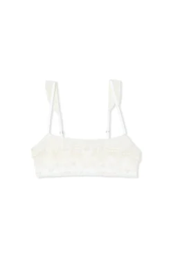 Soutien-gorge brassière avec broderie