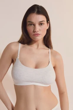 Soutien-gorge brassière de maternité avec clips d'allaitement
