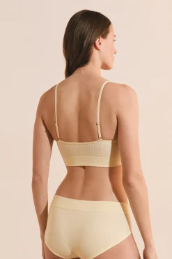 Soutien-gorge brassière en pointelle