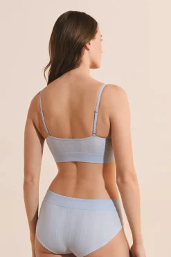 Soutien-gorge brassière en pointelle