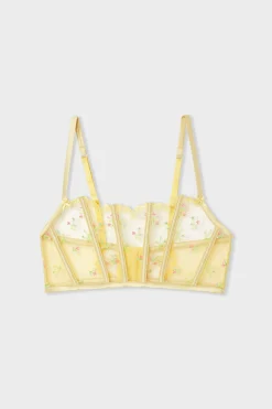 Soutien-gorge bustier avec broderie