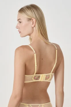 Soutien-gorge bustier avec broderie