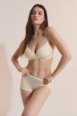 Soutien-gorge coques fines, clips d'allaitement