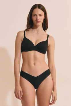 Soutien-gorge coques fines en microfibre