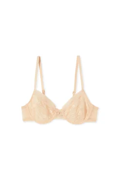 Soutien-gorge en dentelle avec bijou doré