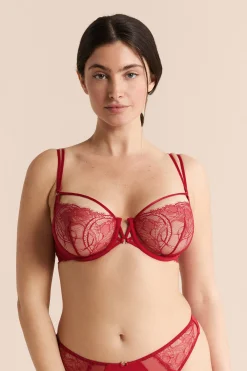 Soutien-gorge N.9 - Balconnet en dentelle et liens