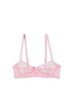Soutien-gorge N.9 - Balconnet en tulle à motifs