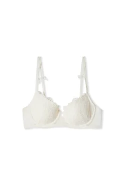 Soutien-gorge N.4 - Le coques fines avec broderie