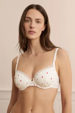Soutien-gorge N.4 - Le coques fines en pointelle