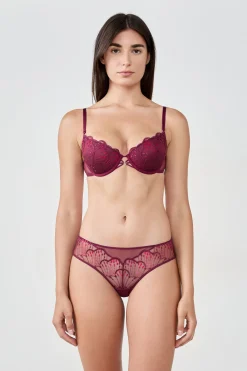 Soutien-gorge N.4 - Le coques fines en broderie florale