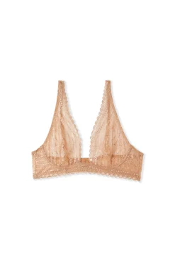 Soutien-gorge N.7 - Le corbeille foulard en dentelle irisé