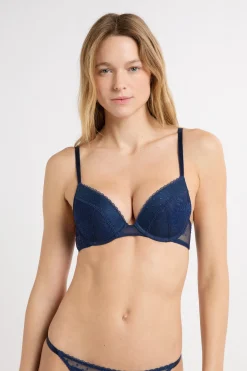 Soutien-gorge N.2 - Le push-up plongeant avec broderie