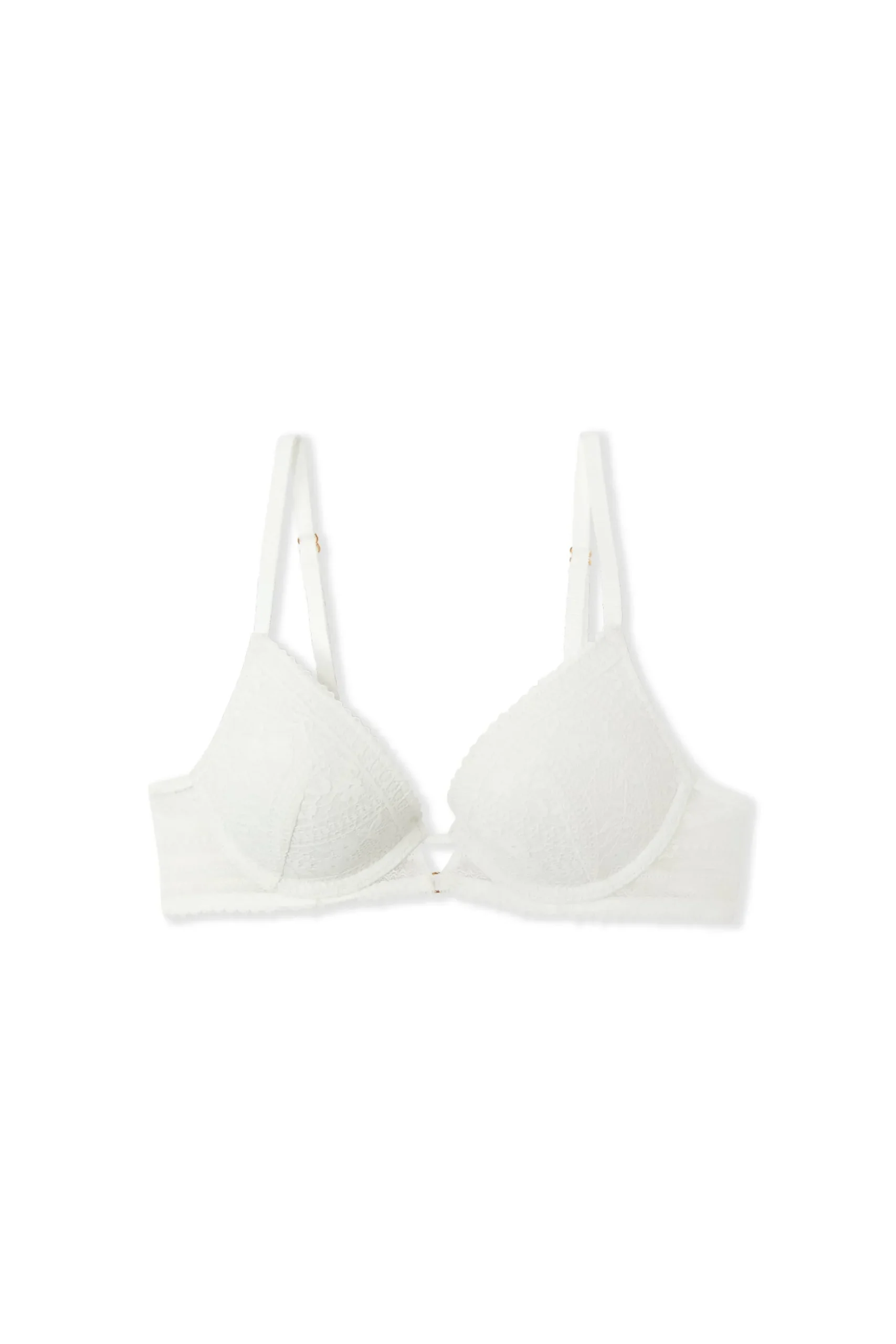 Soutien-gorge N.2 - Le push-up plongeant en dentelle sans teinture