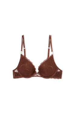 Soutien-gorge N.2 - Le push-up plongeant en broderie florale