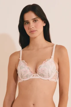 Soutien-gorge N.2 - Le push-up plongeant en broderie