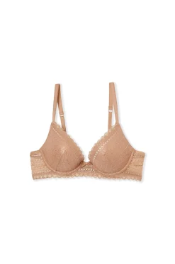 Soutien-gorge N.2 - Le push-up plongeant en dentelle irisé