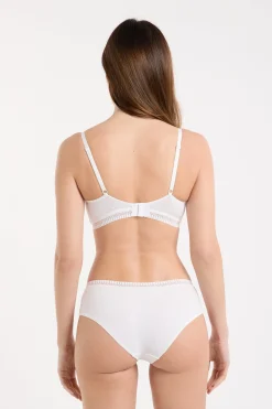 Soutien-gorge sans armatures coques fines en coton biologique