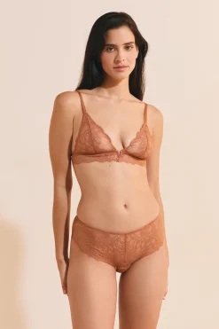 Soutien-gorge triangle en dentelle