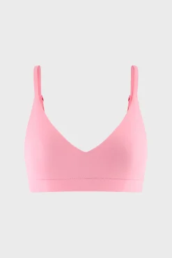 Soutien-gorge triangle en microfibre avec pads amovibles