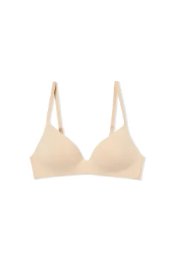 Soutien-gorge triangle sans armature en microfibre