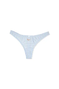 String en coton à rayures